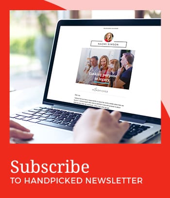 Subscribe to Handpicked newsletter