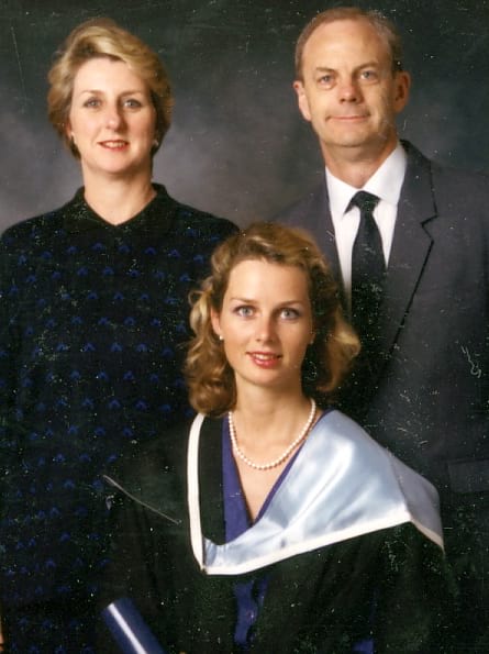 graduation with family